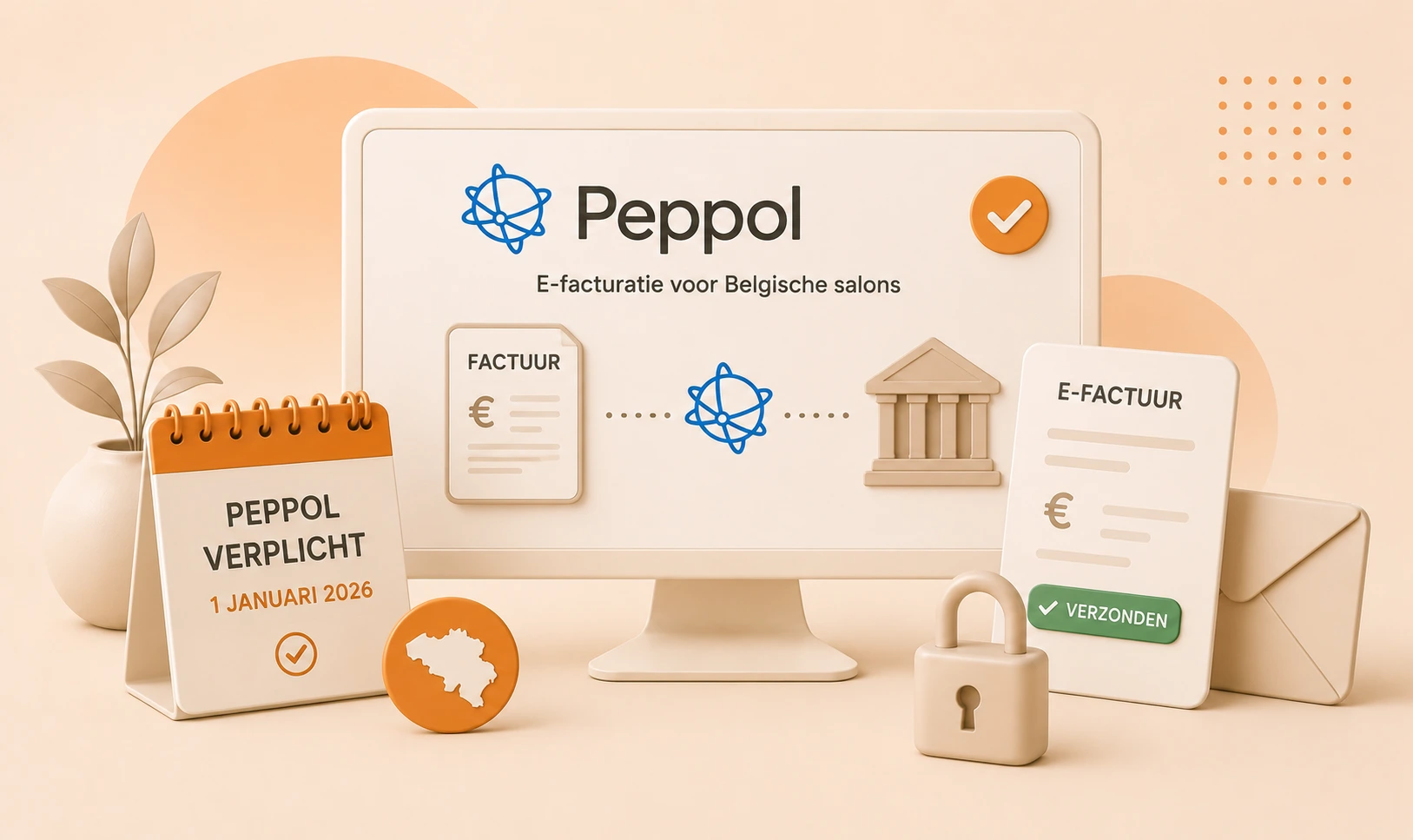 Peppol e-facturatie verplicht in België voor kapsalons en schoonheidssalons
